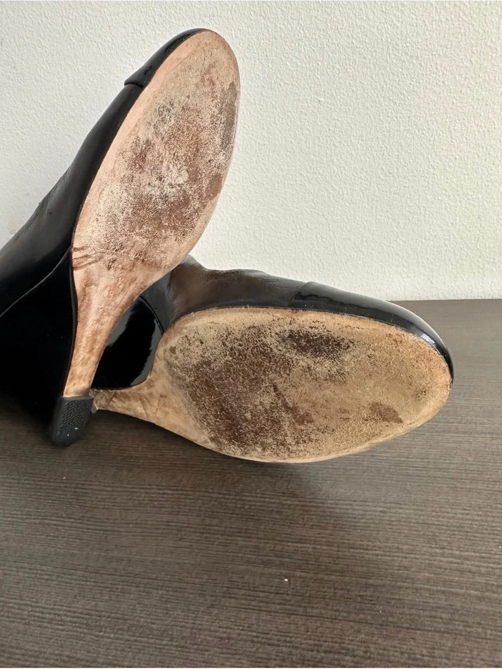 Kate Spade | Kate Spade Shoes Size 9.5 Kate Spade Wedge with Patent Leather Toe